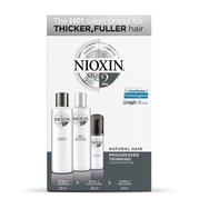 Nioxin Kit System 2 Shampoo 150ml, Conditioner 150ml & Treatment 40ml, Лечение на косопад за видимо изтънена естествена коса