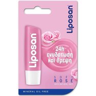 Liposan Soft Rose Blister Lip Balm 24h Hydration 4.8g