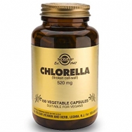 Solgar Chlorella 520mg Συμπλήρωμα Διατροφής για Αποτοξίνωση του Οργανισμού από Βαρέα Μέταλλα & Τοξικά Στοιχεία 100veg.caps