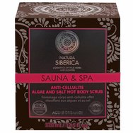 Natura Siberica Sauna & Spa Anti-Cellulite Algae & Salt Hot Body Scrub 370ml