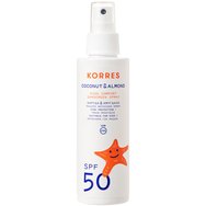 Korres PROMO PACK Kids Comfort Sunscreen Spray Spf50 Coconut & Almond 2x150ml 1+1 ПОДАРЪК