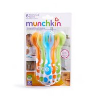 Munchkin Multi Coloured Forks & Spoons Цветни лъжици и вилици 12м +, 6 броя