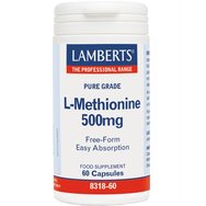 Lamberts L-Methionine 500mg, 60caps