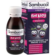 Sambucol Black Elderberry with Vitamin C Liquid Formula For Kids 120ml