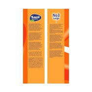 Sani Sensitive Extra Protection Day & Night Специално за еднократна Бельо Проектиран за инконтиненция No 3 Голям 85-125cm 12бр