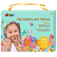 Avenir Nail Sticker & Tattoos Код 60753, 1 бр - Flowers