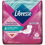 Libresse Ultra Long Plus Салфетки с пера 8 бр
