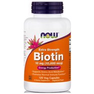 Now Foods Biotin Участва в редица метаболитни реакции 10mg 120caps