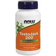 Now Foods Testojack 200, 200mg Хранителна добавка за увеличаване на естествения тестостерон и енергия 60 vegcaps