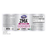 Now Foods ZMA® 800mg Хранителна добавка Идеална формула за възстановяване и регенерация на мускулна тъкан 90caps