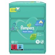 Pampers Fresh Clean Wipes 320 Части (4x80 части)