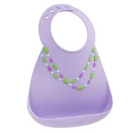 MakeMyDay Baby Bib Код 70108, 1 бр - Lilac - W/Jewels