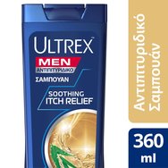 Ultrex Men Soothing Itch Relief Шампоан против пърхот за чувствителна кожа с екстракт от евкалипт 360ml