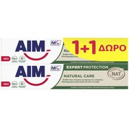 Aim PROMO PACK Expert Protection Natural Care Toothpaste 2x75ml