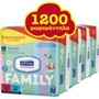 Septona Πακέτο Προσφοράς Dermasoft Baby Wipes Chamomille Family Απαλά Μωρομάντηλα με Χαμομήλι 1200 Τεμάχια (12x100 Τεμάχια)