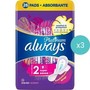 Σετ Always Platinum Sanitary Towels with Comfort Lock Wings Size 2 Σερβιέτες Μεγάλου Μεγέθους με Φτερά για Άνεση & Προστασία 78 Τεμάχια (3x26 Τεμάχια)