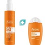 Σετ Avene Ultra Fluid Invisible Spf50, 50ml & Invisible Spray Solaire Spf50, 200ml
