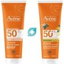 Σετ Avene Dry Touch Invisible Sun Care Lotion Spf50, 250ml & Kids Resistant Cream Spf50+, 250ml