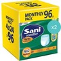 Σετ Sani Sensitive Pants Ελαστικά Εσώρουχα Ακράτειας που Προσφέρουν Αποτελεσματική Προστασία Από Διαρροές & Οσμές 192 Τεμάχια (8x24 Τεμάχια) - No2 Medium 80-120cm