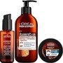 Σετ L\'Oreal Paris Men Expert BarberClub Beard & Skin Oil 30ml & Face & Hair Wash Gel 200ml & Messy Hair Molding Clay 75ml