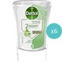 Σετ Dettol Hydrate Liquid Hand Wash No-Touch Refill Ανταλλακτικό Υγρό Αυτόματης Συσκευής Κρεμοσάπουνου 1,5Lt (250mlx6)