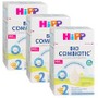 Σετ Hipp 2 Bio Combiotic με Metafolin Βιολογικό Γάλα 2ης Βρεφικής Ηλικίας Μετά τον 6ο Μήνα 3x600gr