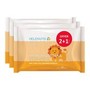 Helenvita Πακέτο Προσφοράς Baby Wipes with Chamomile Extracts Μωρομάντηλα με Εκχύλισμα Χαμομηλιού 3x20 Τεμάχια