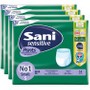 Σετ Sani Sensitive Pants Ελαστικό Εσώρουχο Ακράτειας 56 Τεμάχια (4x14Τεμάχια) - No1 Small