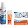 Σετ Uni-Pharma Repel Spray 150ml & Repel After Bite Gel 20ml & Uniburn After Sun 50gr & Travel Fix with Ginger 500mg 10tabs