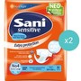 Σετ Sani Sensitive Extra Protection Day & Night No4 Extra Large 100-150cm Πάνες Ενηλίκων για Βαριά Μορφή Ακράτειας 20 Τεμάχια (2x10 Τεμάχια)