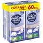 Σετ Every Day Sensitive with Cotton Super Ultra Plus Giga Pack Λεπτές Σερβιέτες Μεγάλου Μήκους με Φτερά Προστασίας & Βαμβάκι για να Αναπνέει το Δέρμα 60 Τεμάχια (2x30 Τεμάχια)