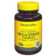 Natures Plus Mega Stress Complex Силна формула против тревожност 30tabs Natures Plus Mega Stress Complex Силна формула против тревожност 30tabs