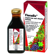 Power Health Floradix Πλούσιο σε Χυμούς Φρούτων Ειδικά Εκχυλίσματα Τονωτικών Φυτών Σιδήρου και Βιταμινών 250ml