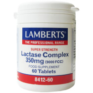 Lamberts Lactase Complex 350mg Συμπλήρωμα Διατροφής με Σύμπλεγμα Λακτάσης για την Ευκολότερη Πέψη της Λακτόζης 60 Tabs