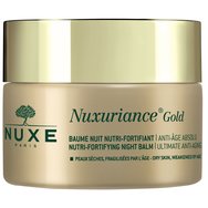 Nuxe Nuxuriance Gold Nutri-Fortifying Night Balm Богат нощен крем за подхранване и абсолютно против стареене на суха кожа 50ml