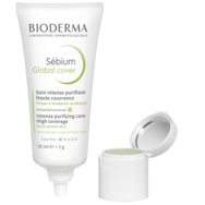 Bioderma Sebium Global Cover Ежедневна грижа за акне и склонна кожа със сериозни дефекти и пъпки с цвят 30мл
