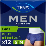 Tena Men Active Fit Pants Plus Мъжко защитно бельо 9 бр - Small / Medium