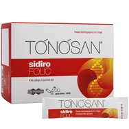 Tonosan SidiroFolic Food Supplement with Raspberry Flavor 20 Сашета