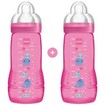 Mam Promo Easy Active Baby Bottle Fairy Tale 4m+, 2x330ml, Κωδ 365S - Φούξια
