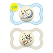 Mam Supreme Night Silicone Soother 16m+, 2 Τεμάχια, Κωδ 298S - Γαλάζιο / Λευκό Mam Supreme Night Silicone Soother 16m+, 2 Τεμάχια, Κωδ 298S - Γαλάζιο / Λευκό