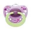 Nuk Signature Night Orthodontic Silicone Soother 18-36m, 1 Τεμάχιο - Μωβ