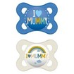 Mam I Love Mummy & Daddy 2-6m 2 Τεμάχια, Κωδ 115S - Μπλε / Λευκό