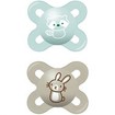 Mam Start Silicone Soother 0-2m 2 Τεμάχια, Κωδ 125S - Τιρκουάζ / Γκρι