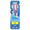 Oral-B Complete 5 Way Clean Medium Toothbrush 40mm Μωβ - Μωβ 2 Τεμάχια