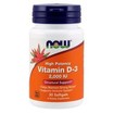 Now Foods Vitamin D3 2.000 IU Συμπλήρωμα Διατροφής με τη πιο Βιοδιαθέσιμη Μορφή Βιταμίνης D softgels - 30softgels