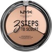 Nyx 3 Steps to Sculpt Face Sculpting Palette 5gr - Fair