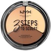 NYX Professional Makeup 3 Steps to Sculpt Face Sculpting Palette 5gr - Light