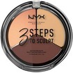 Nyx 3 Steps to Sculpt Face Sculpting Palette 5gr - Medium