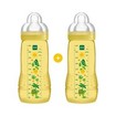 Mam Promo Easy Active Baby Bottle Fairy Tale 4m+, 2x330ml, Κωδ 365S - Κίτρινο