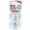 Nuk Hello Adventure Freestyle Limited Edition Day & Night 6-18m, 2 Τεμάχια Κωδ 10.176.250 - Γαλάζιο / Διάφανο